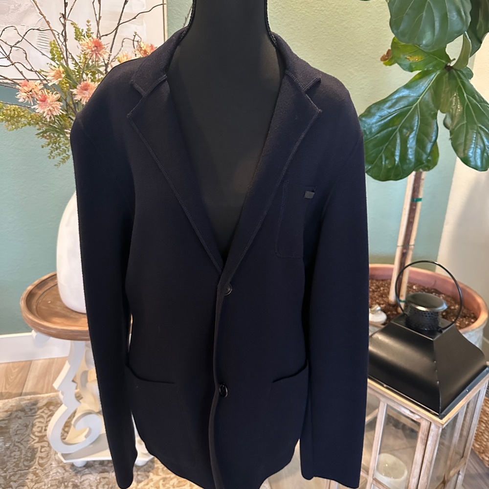 Prada Midnight Blue Sweater Blazer (unisex)